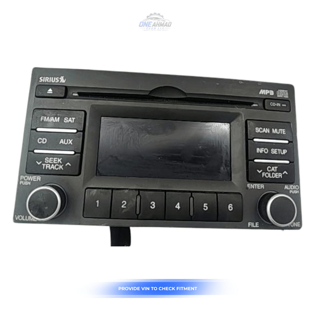 2009–2011 Kia Rio AM FM CD MP3 Satellite Radio Receiver OEM — view 1
