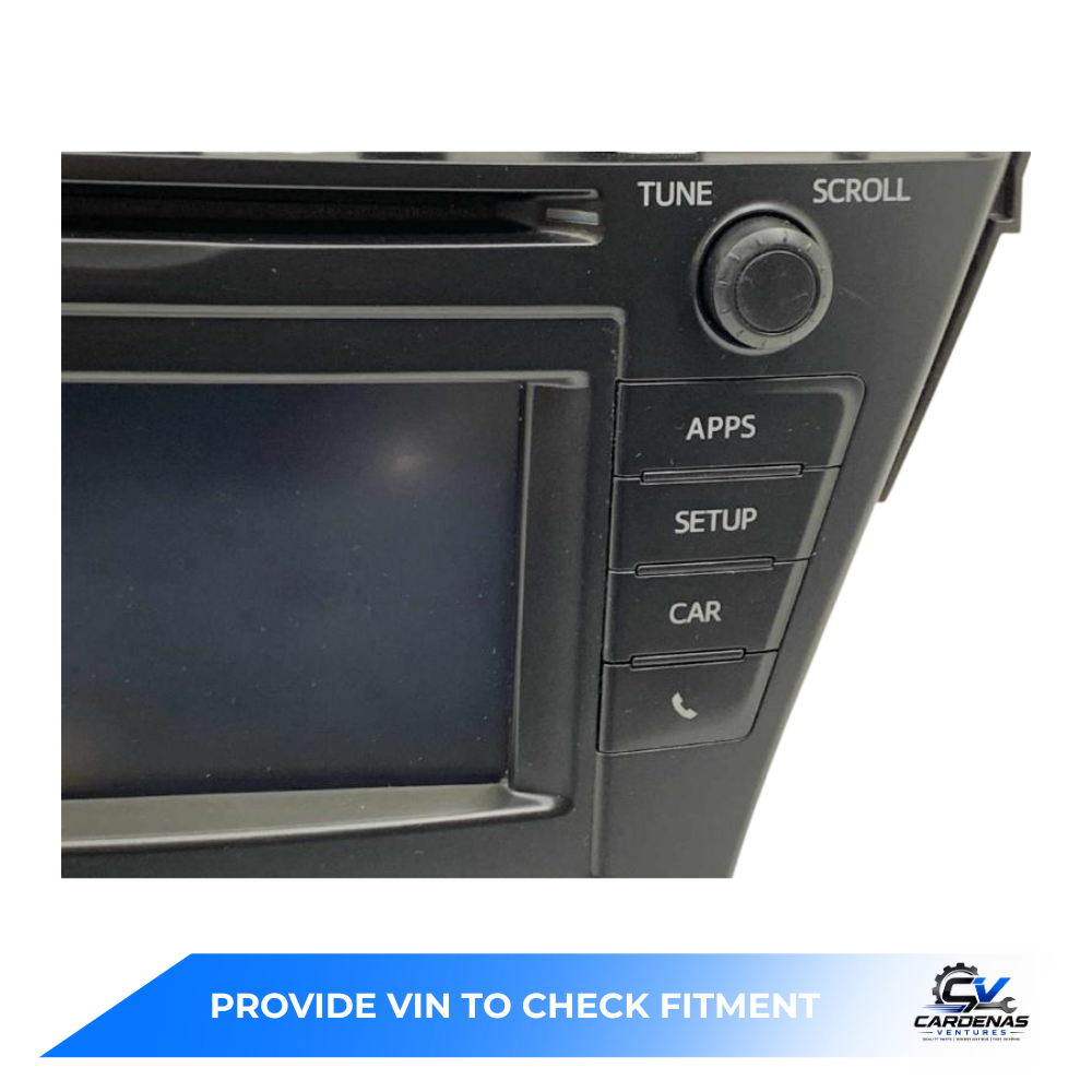 2012–2014 Toyota PRIUS Touch Screen Stereo AM FM XM HD Radio CD Player 57011 OEM — view 2
