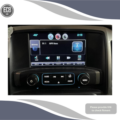 2014–2015 Chevrolet Silverado 1500 2500 3500 Radio Control Panel OEM — view 3