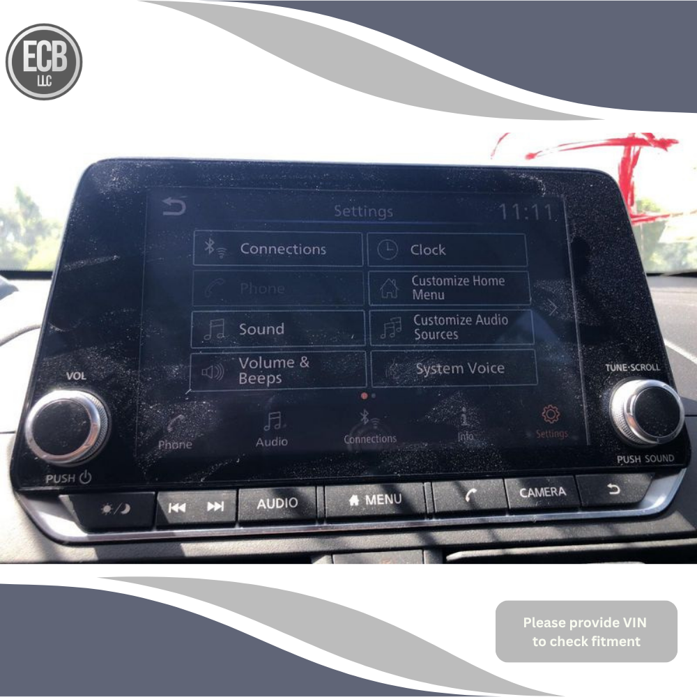 2019–2022 Nissan Altima Radio Receiver Display Screen without Navigation OEM — view 2