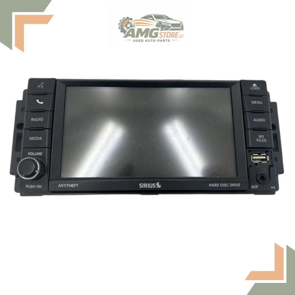 2012 Jeep Liberty AM FM CD AUX DVD Navigation Radio RHB W SATELLITE OEM 12 — view 1