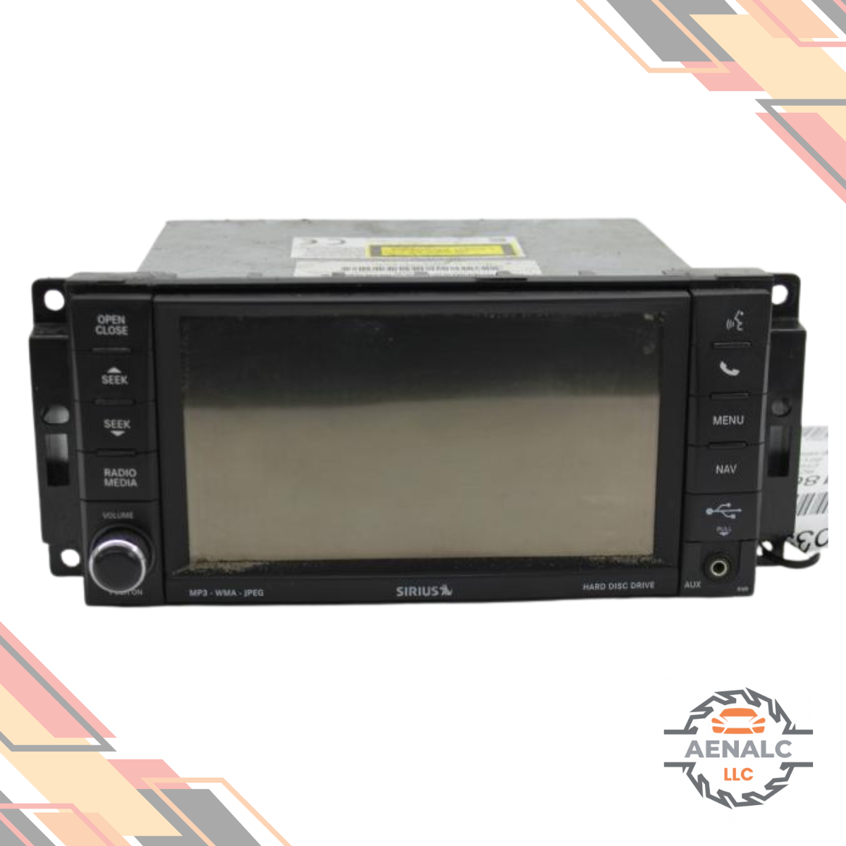 2013–2014 Dodge Challenger AM-FM-CD-DVD-H<wbr/>DD Navigation UConnect Radio ID RHR — view 1