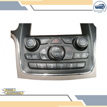 2014–2015 Jeep Grand Cherokee Radio A/C Climate Temperature Control Panel 14 15 — view 2
