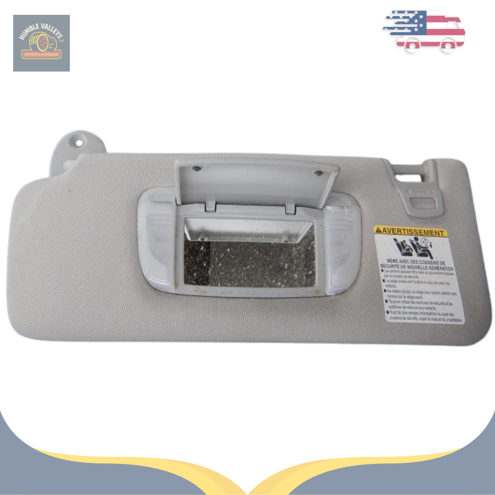 2016–2023 Toyota Tacoma LH Driver Sunvisor Sun Visor with Mirror & Light OEM — view 2