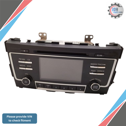 2016–2017 Nissan Altima Radio Display Receiver AM FM CD Base OEM — view 1