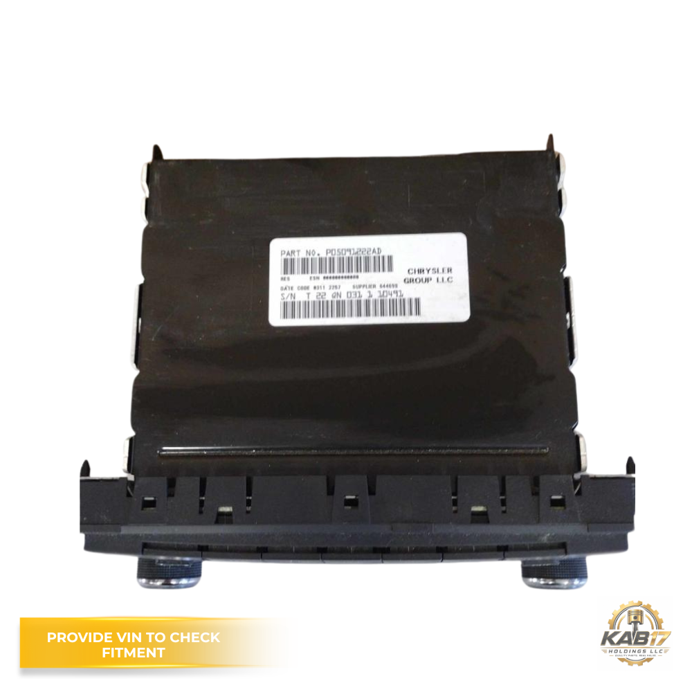 2011–2012 Dodge Caliber AM FM CD MP3 Radio Receiver OEM — view 2