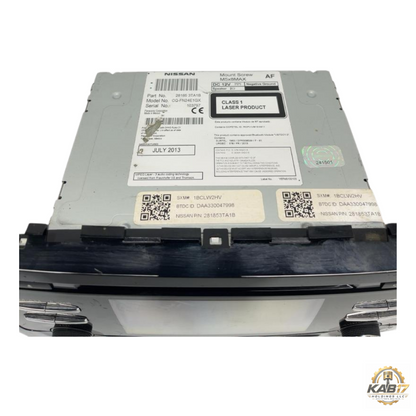 2013–2015 NISSAN ALTIMA SEDAN AM FM CD RADIO RECEIVER without NAVIGATION 5" DISPLAY — view 3