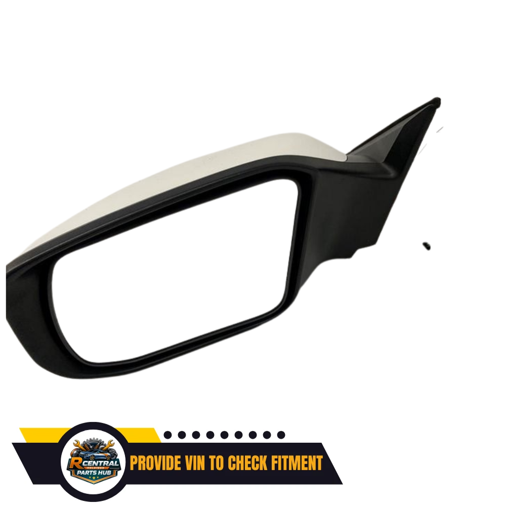 2013–2018 Nissan Altima Sedan Left Driver Side View Door Mirror White — view 2
