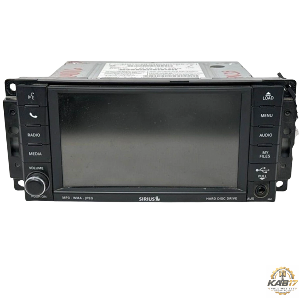 2010–2012 Dodge Ram 1500 2500 Pickup Radio AM FM DVD Player Receiver ID RBZ OEM — view 1