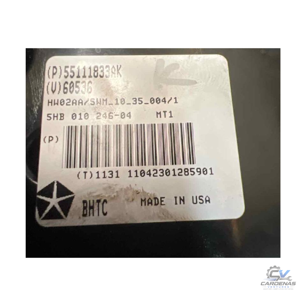 2011–2013 Jeep Grand Cherokee Manual Climate AC Heater Temperature Control OEM — view 2