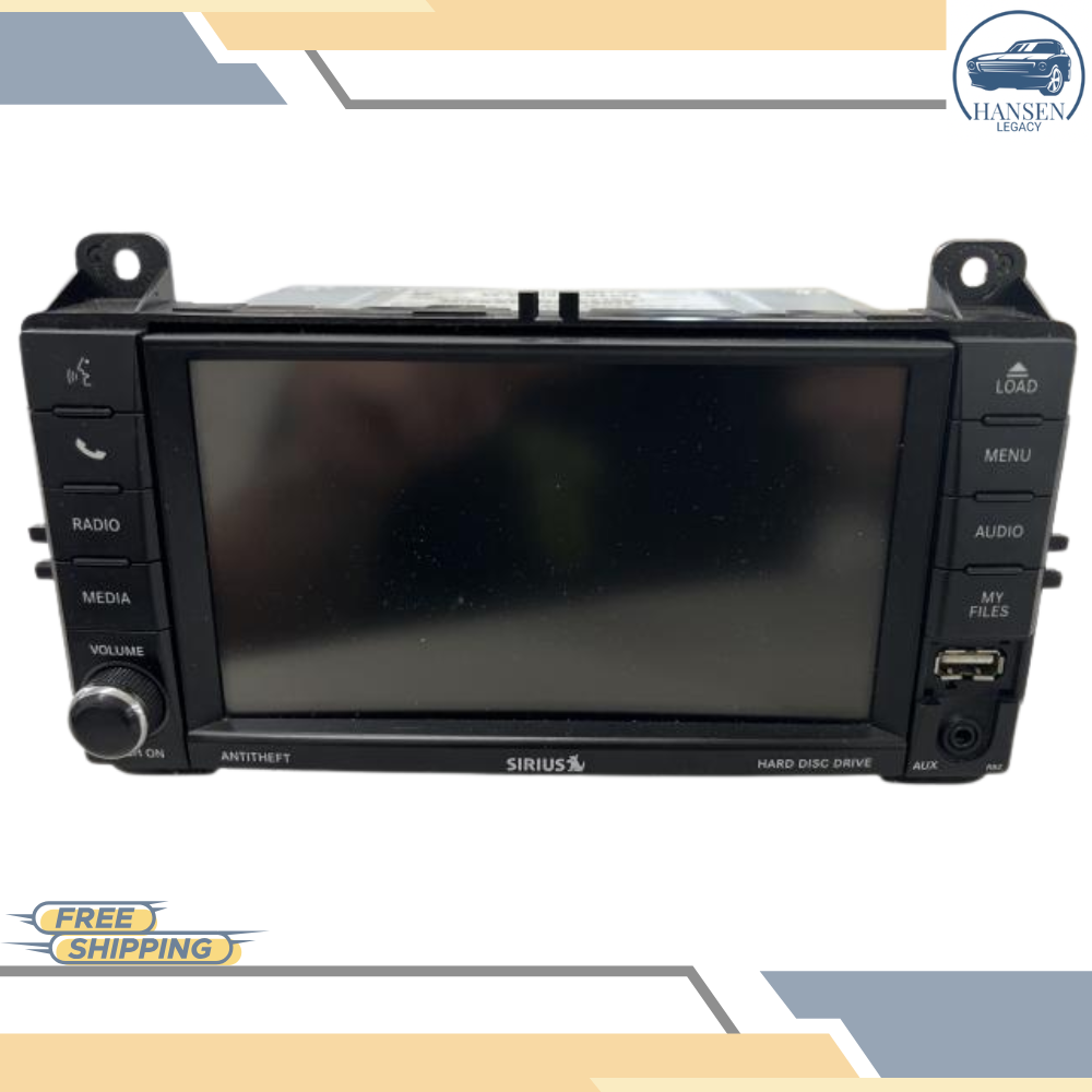 2011–2013 Dodge DURANGO Radio Display Receiver RBZ Satellite AM FM CD OEM — view 1