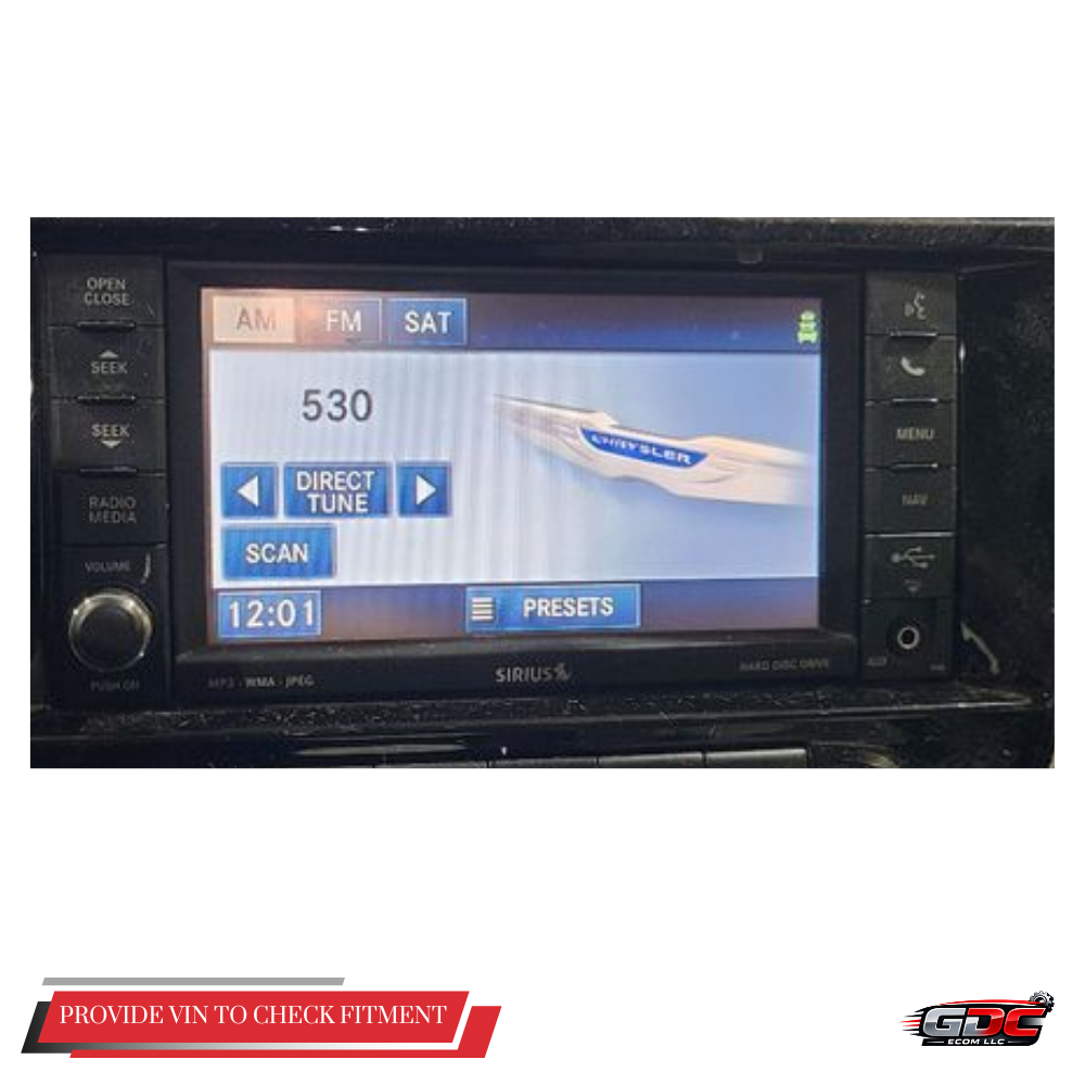 2012 Dodge Challenger AM FM Radio Receiver Display Screen RHR OEM — view 5