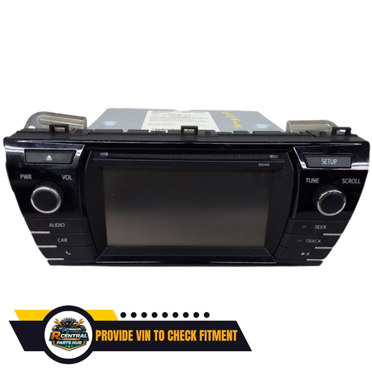 2014–2016 Toyota Corolla Touchscreen Display & Receiver OEM — view 1