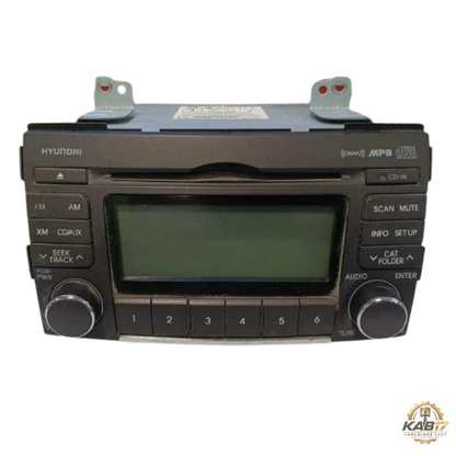 2009–2010 Hyundai Sonata Radio Receiver Display AM FM CD XM OEM — view 1