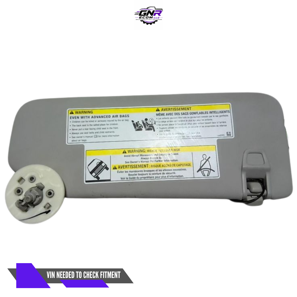 2024–2025 Chevrolet Trax LH Driver Sunvisor Sun Visor with Mirror OEM — view 1