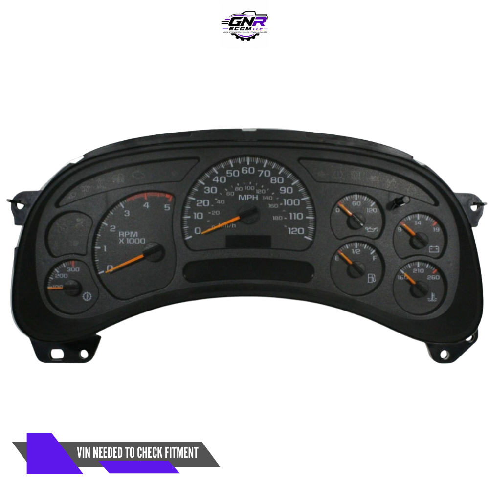 2001–2002 Chevrolet Silverado 2500 Speedometer Head Cluster OEM — view 1