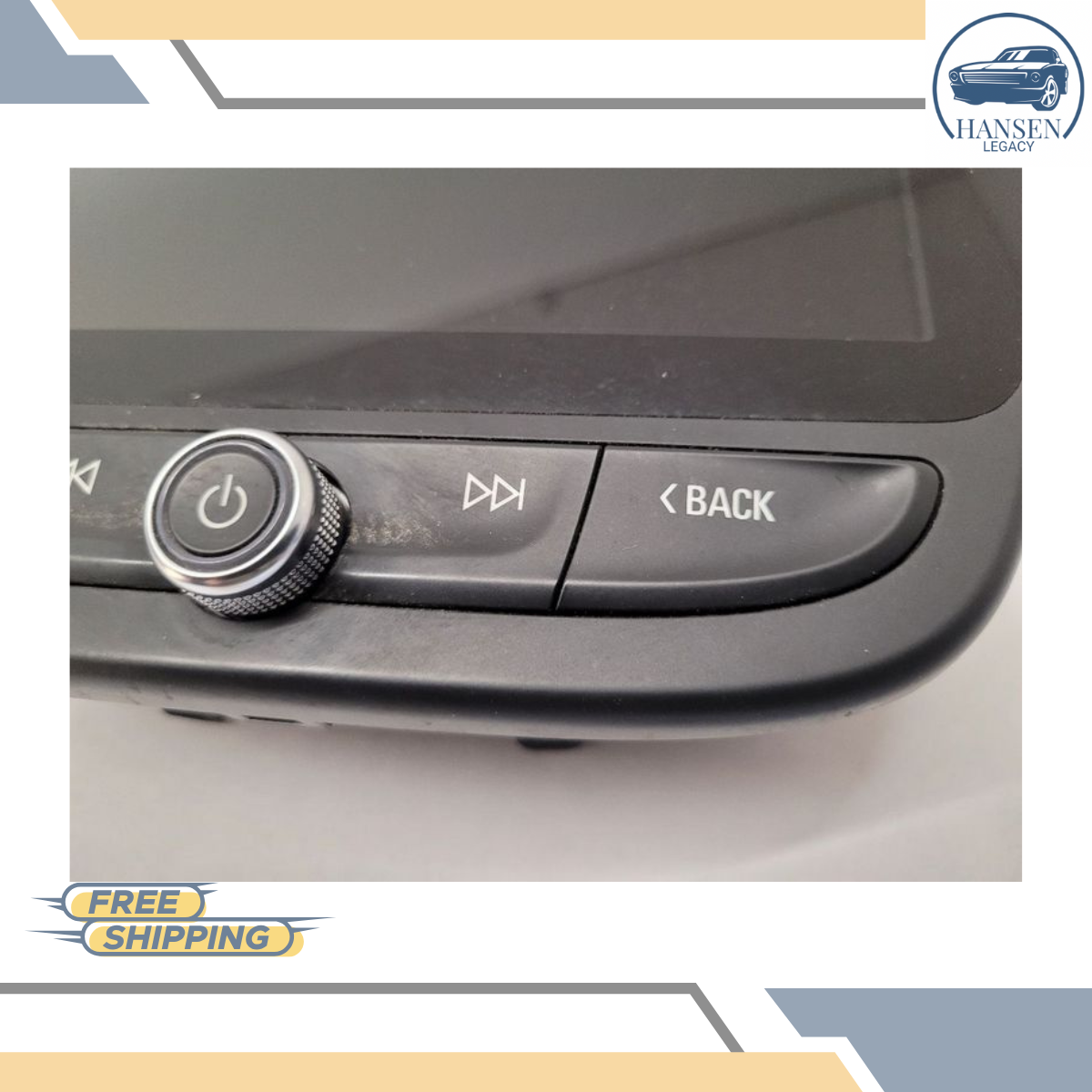 2019–2023 Chevrolet Malibu Dash Info Display Screen OEM 84537167 — view 4