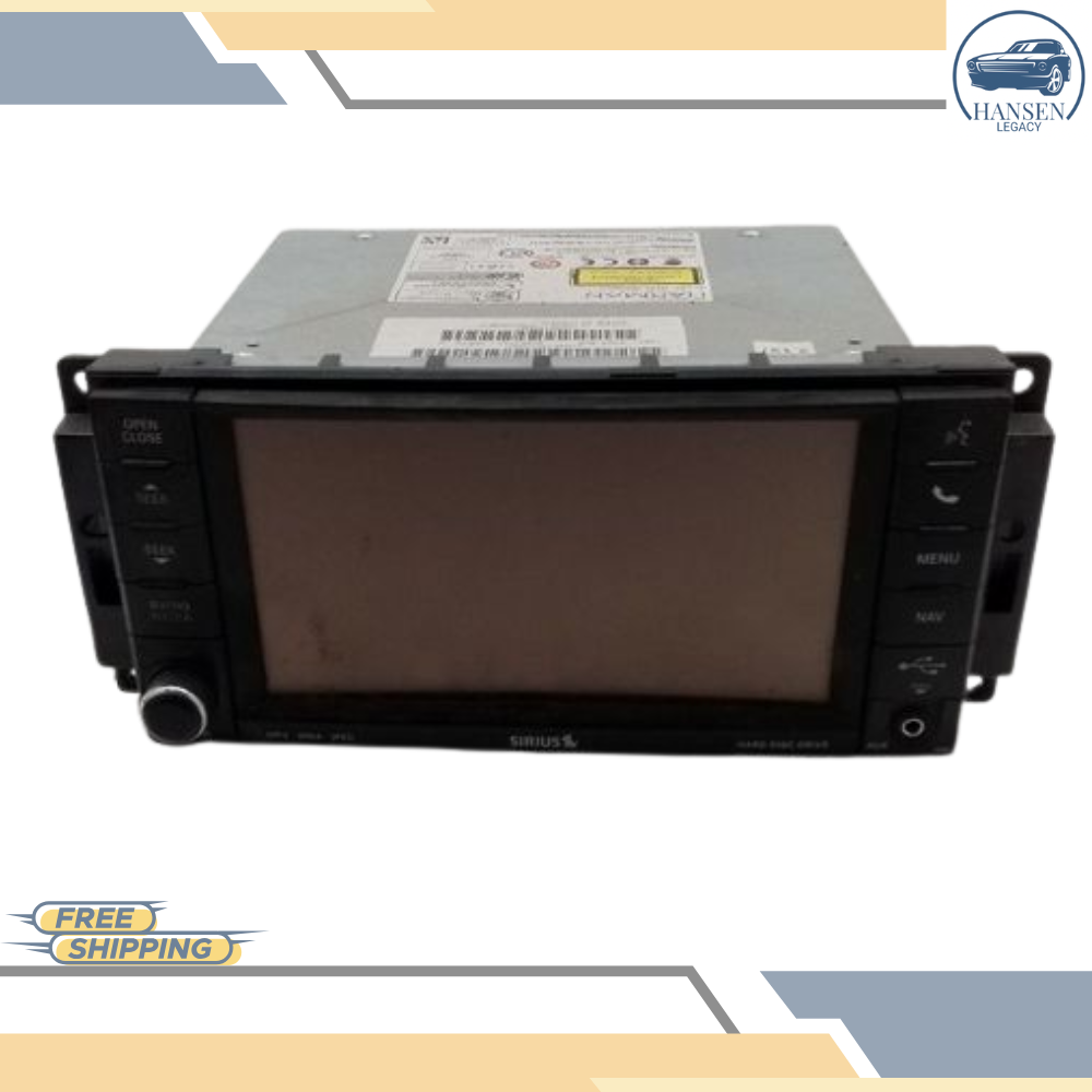2013–2014 DODGE Challenger AM-FM-CD-DVD-H<wbr/>DD Navigation UConnect Radio RHR OEM — view 1