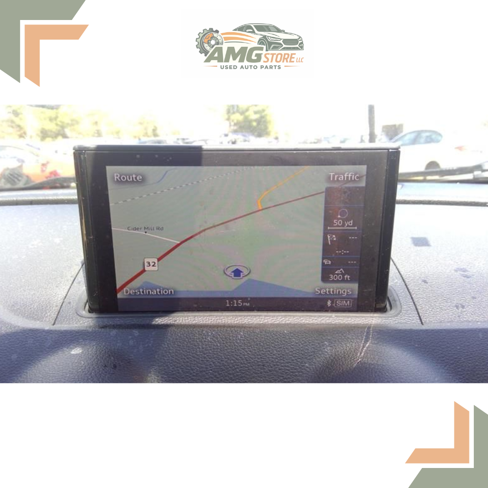 2015–2017 Audi A3 Info-GPS-TV Screen Display with Navigation — view 1
