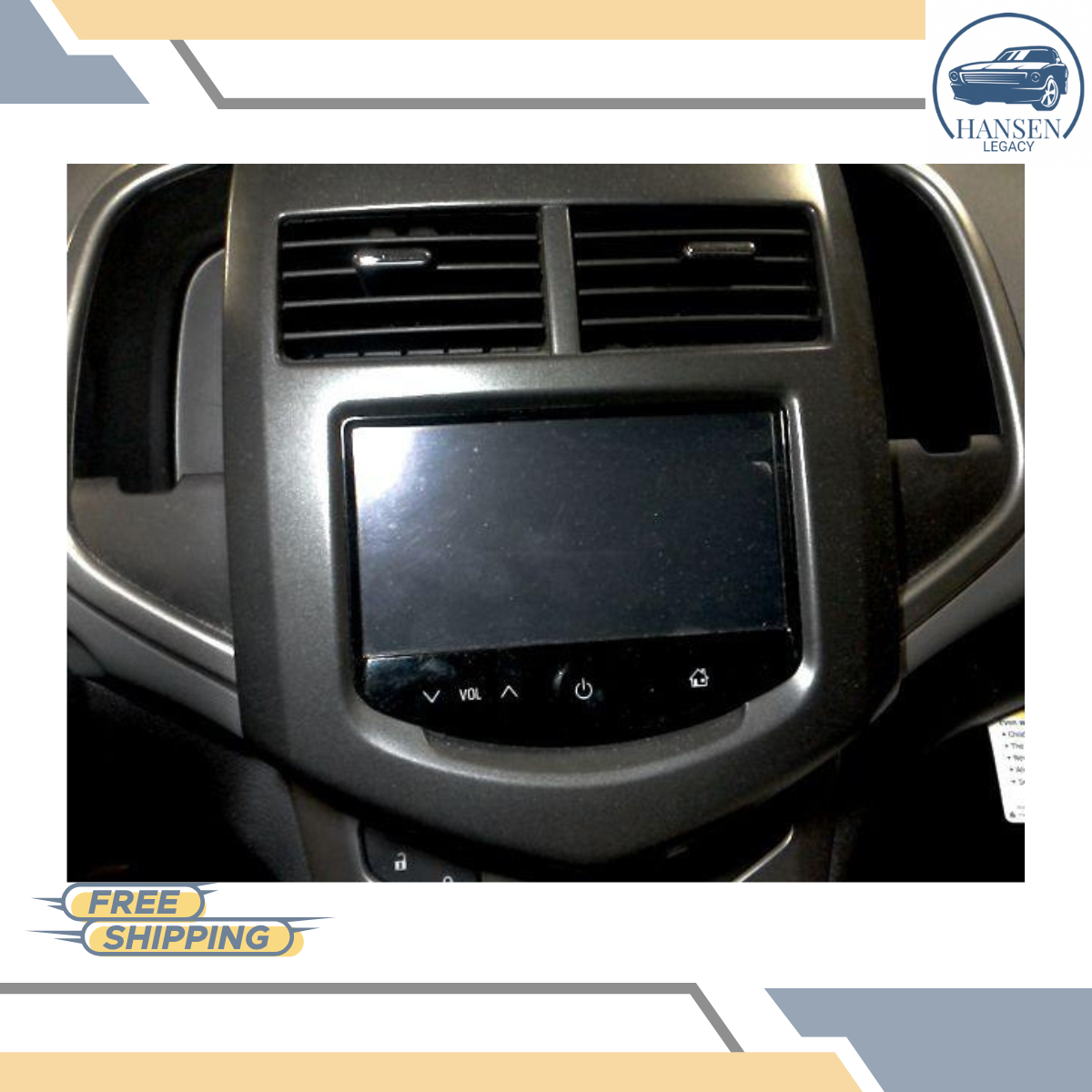 2015–2016 Chevrolet Sonic Radio Display Screen Receiver 15 16 — view 1