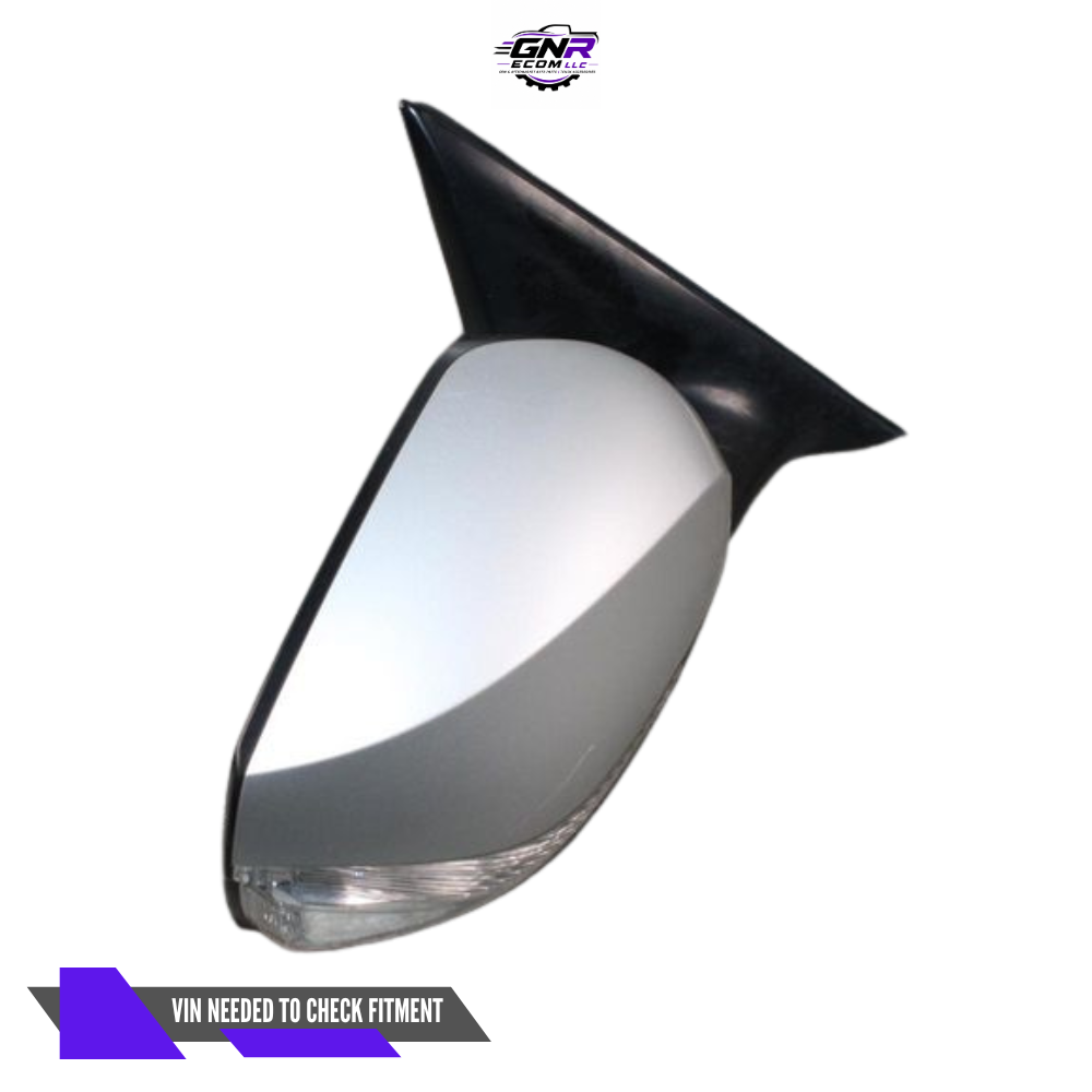 2014–2021 Infiniti Q50 Right Passenger Side Door Mirror Heated Gray — view 3