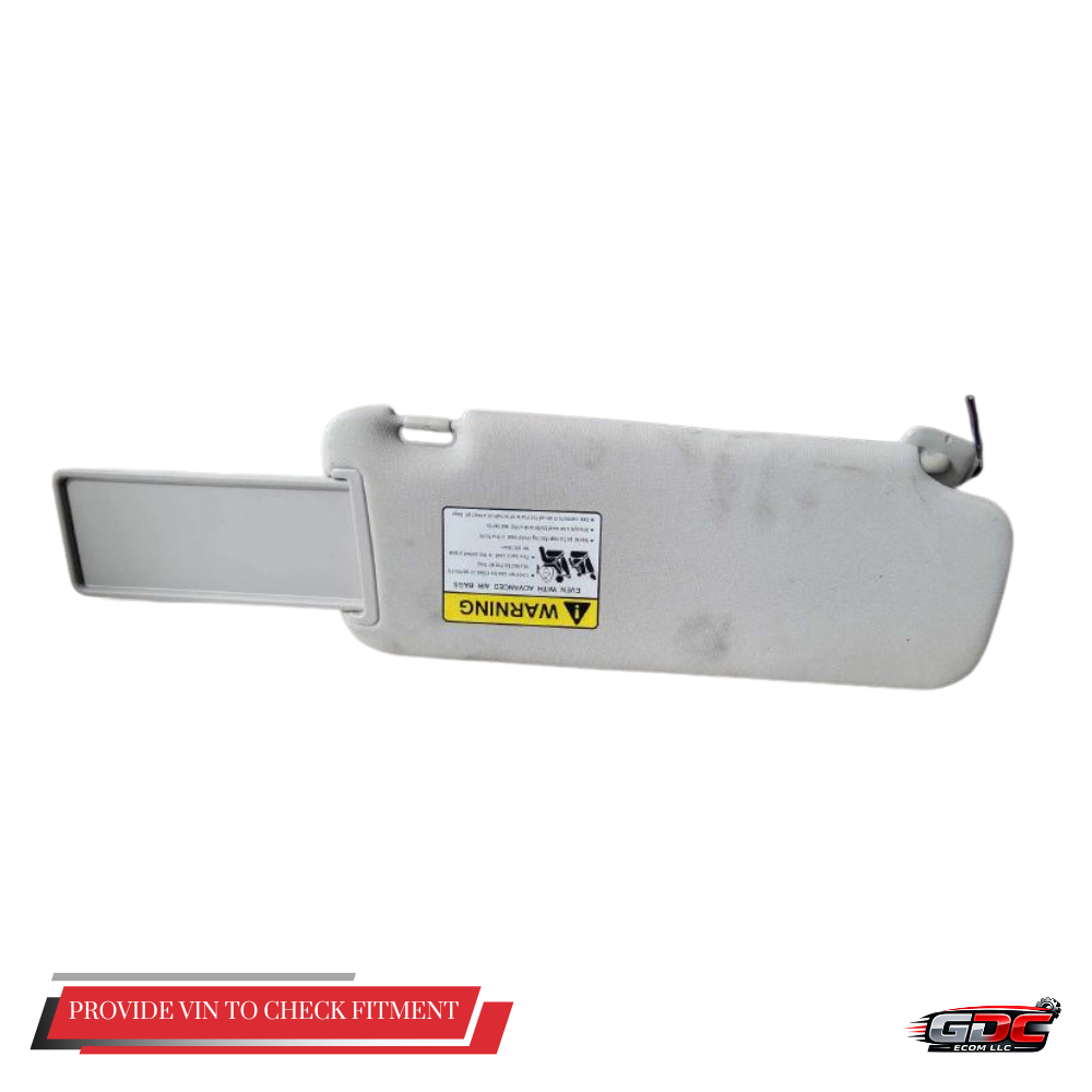 2010–2014 Mazda CX-9 LH Driver Sun Visor With Illuminated Gray OEM — view 2