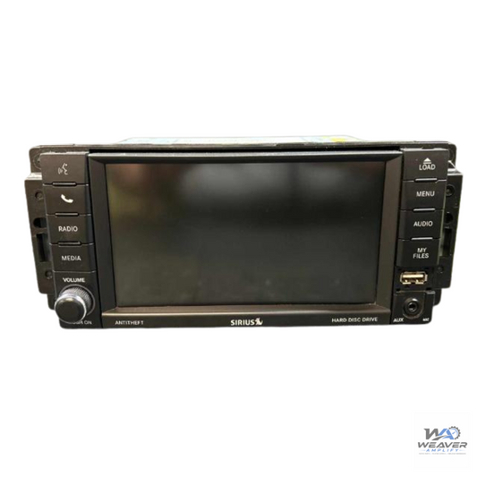 2013–2019 Dodge Caravan AM FM CD Satellite Radio Receiver RBZ OEM — view 1
