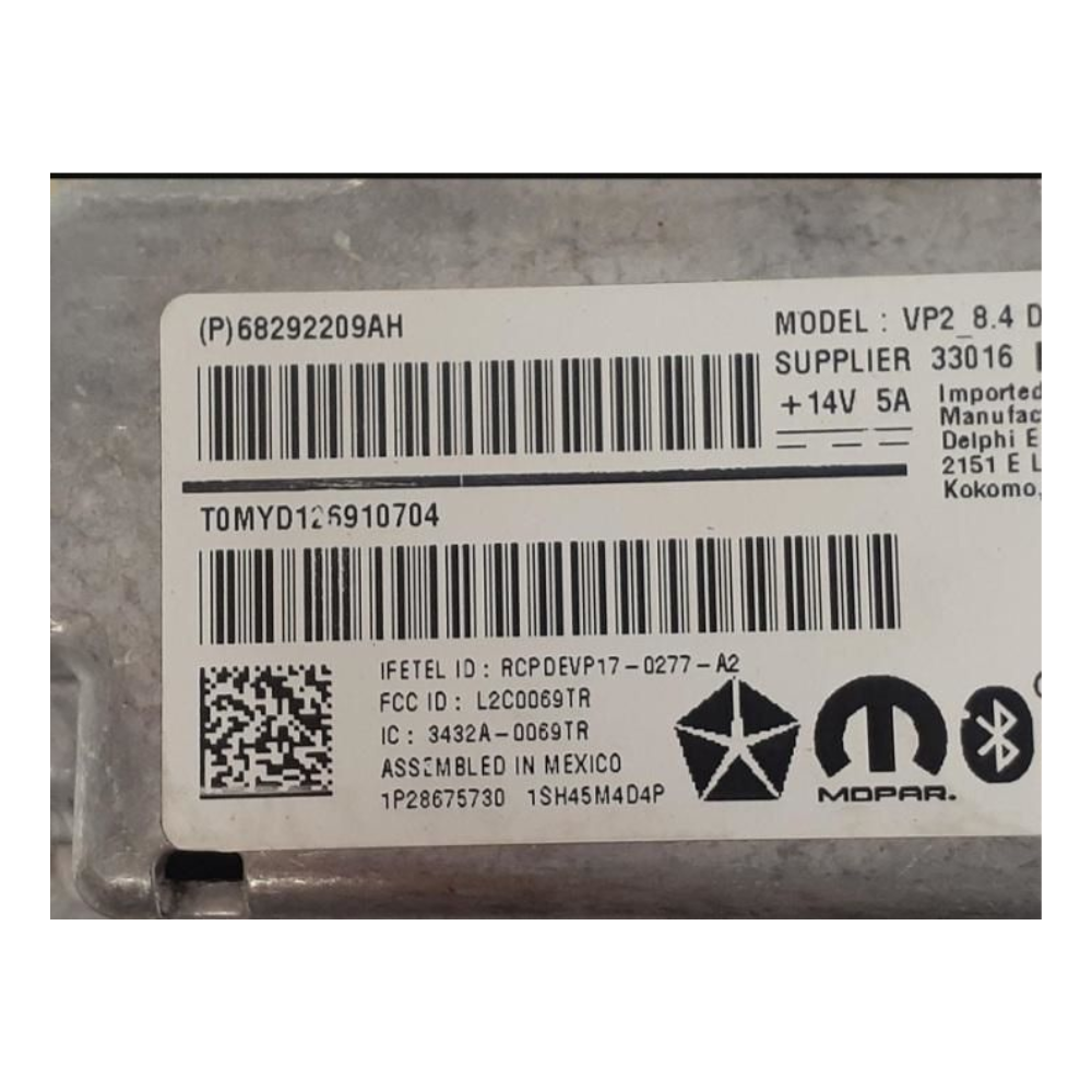 2019 Dodge Ram 1500 New Style 8.4 Radio Display Receiver OEM — view 4