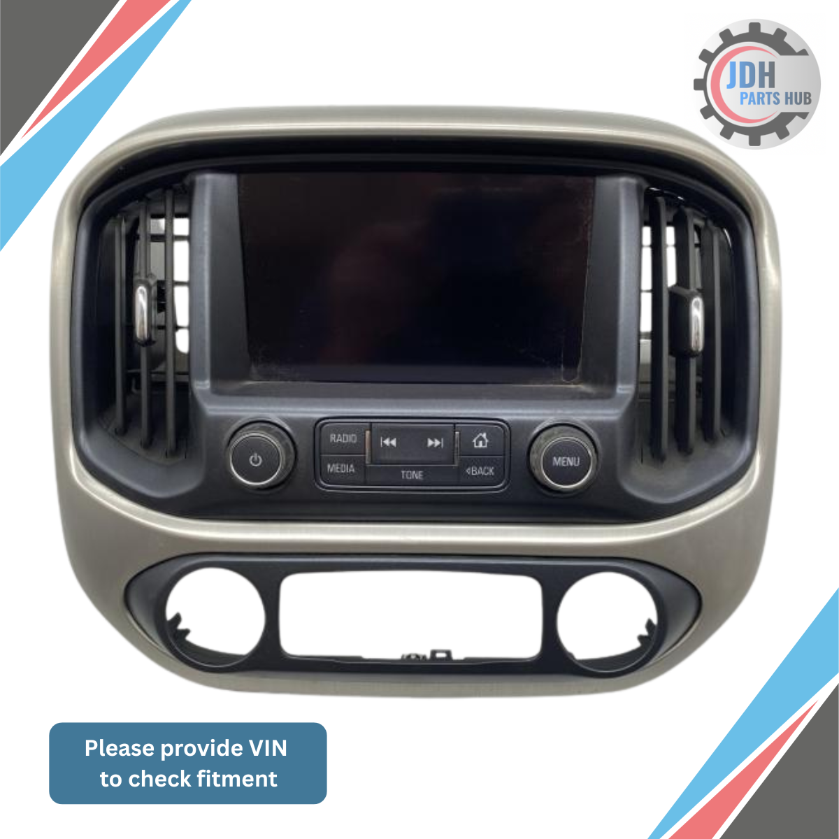 2017–2019 GMC Canyon Audio Equipment Radio Control Panel with Display Screen OEM — view 1