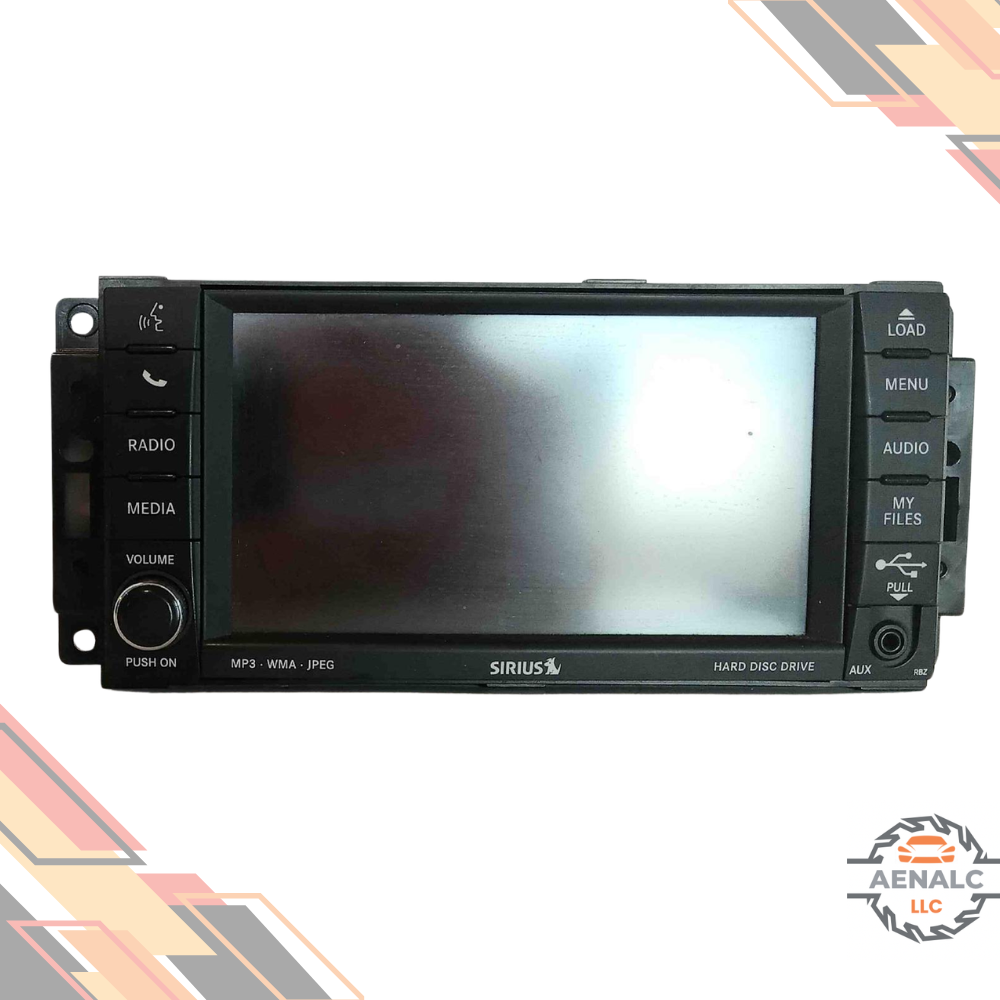 2011–2017 Jeep Patriot Compass AM FM CD DVD Satellite Radio Receiver ID RBZ OEM — view 1
