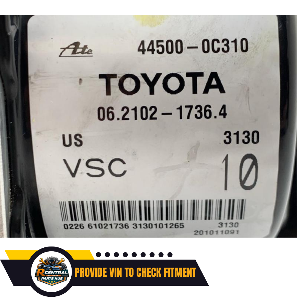 2010–2011 Toyota Tundra ABS Anti Lock Brake Pump Assembly OEM — view 5