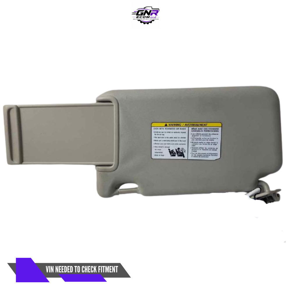 2018–2024 Nissan Kicks Passenger RH Sun Visor OEM — view 2