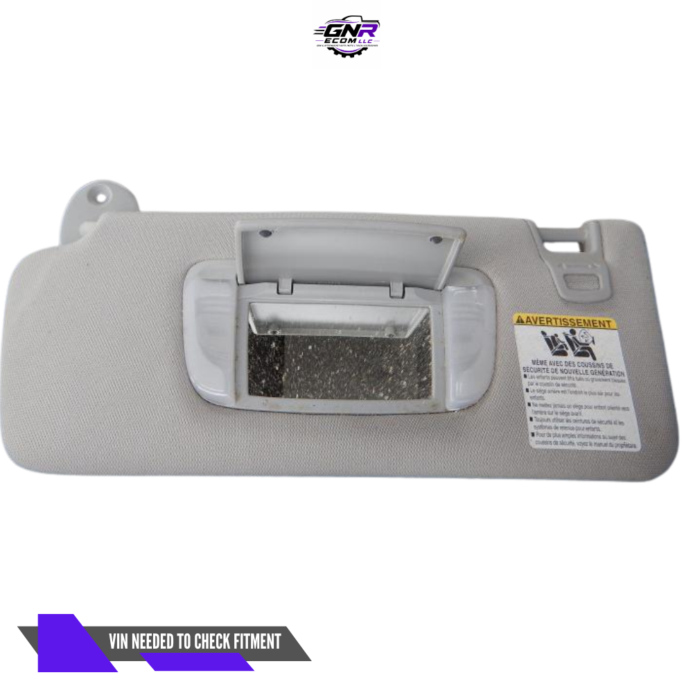 2016–2023 Toyota Tacoma LH Driver Sunvisor Sun Visor with Mirror & Light OEM — view 2
