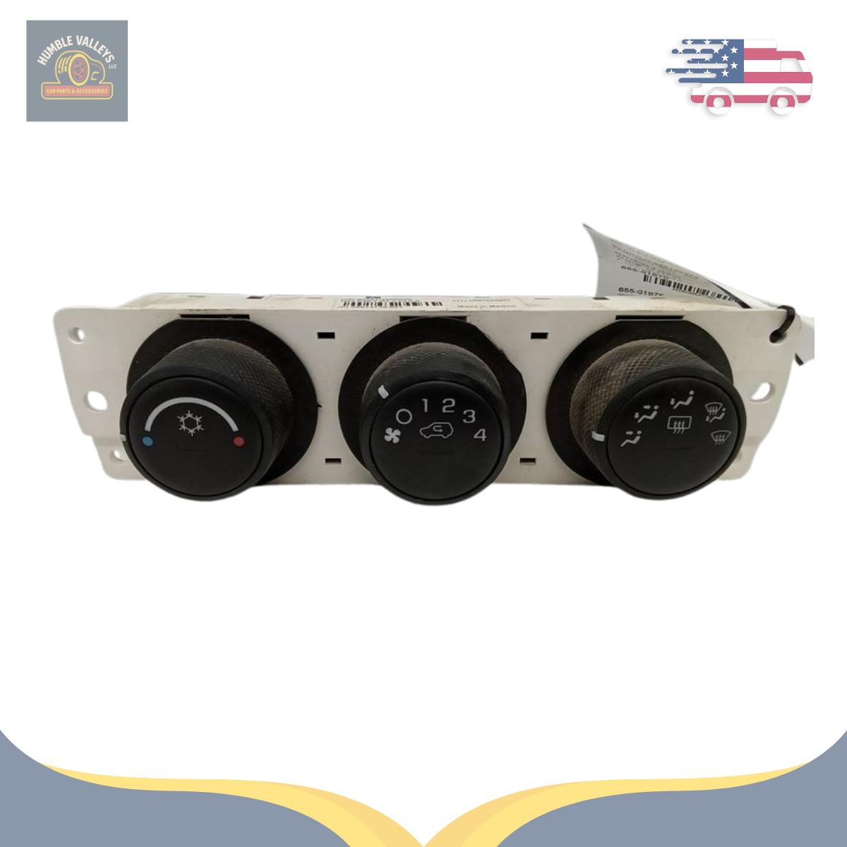 2006–2008 Hummer H3 Manual Climate AC Heater Temperature Control — view 3