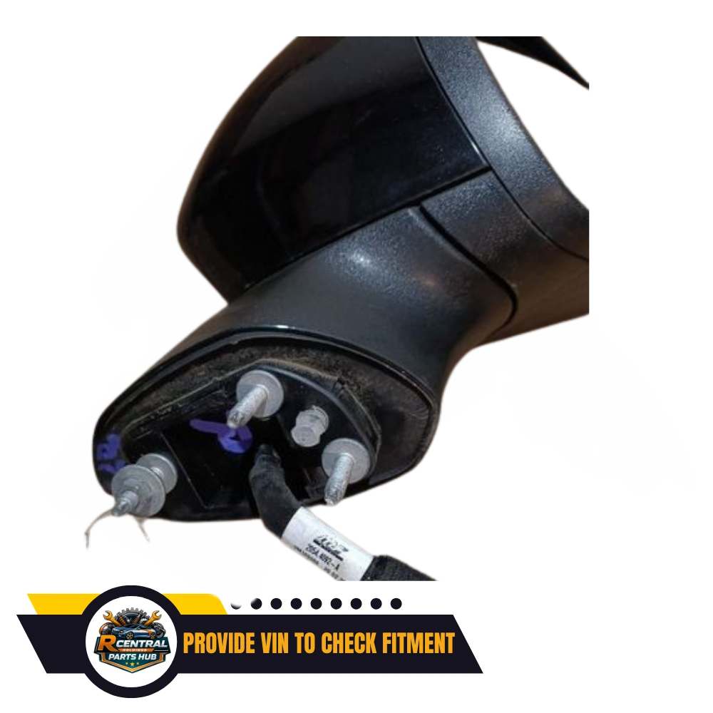 2019–2020 Ford Fusion Right Passenger Side View Door Mirror with Blind Spot Black — view 3