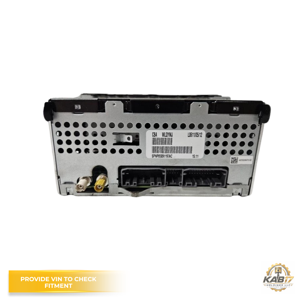 2012–2017 Jeep Patriot MP3 CD with Satellite Radio Receiver Face OEM — view 4