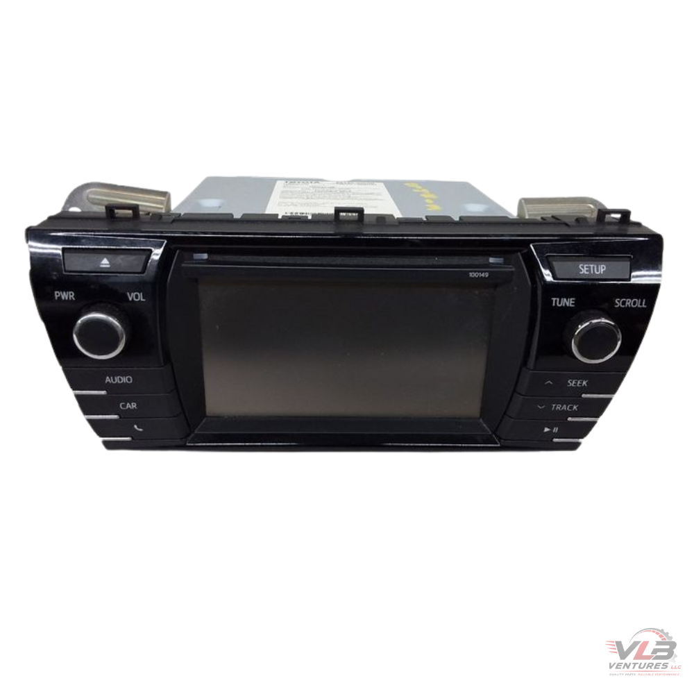 2014–2016 Toyota Corolla Radio Touchscreen Display CD ID 100149 OEM — view 1