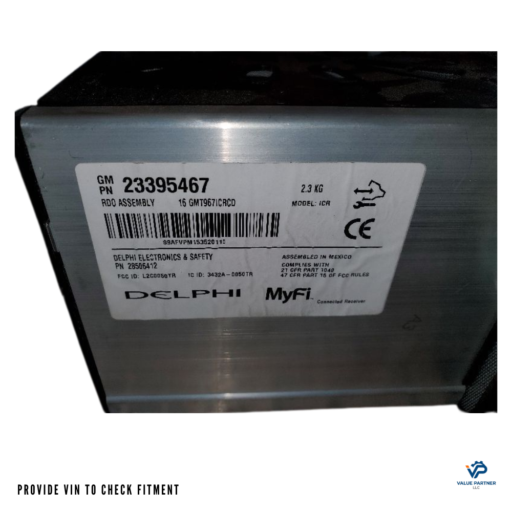 2015–2016 Chevrolet Traverse Radio CD Player with Display Screen OPTION UI6 OEM — view 4