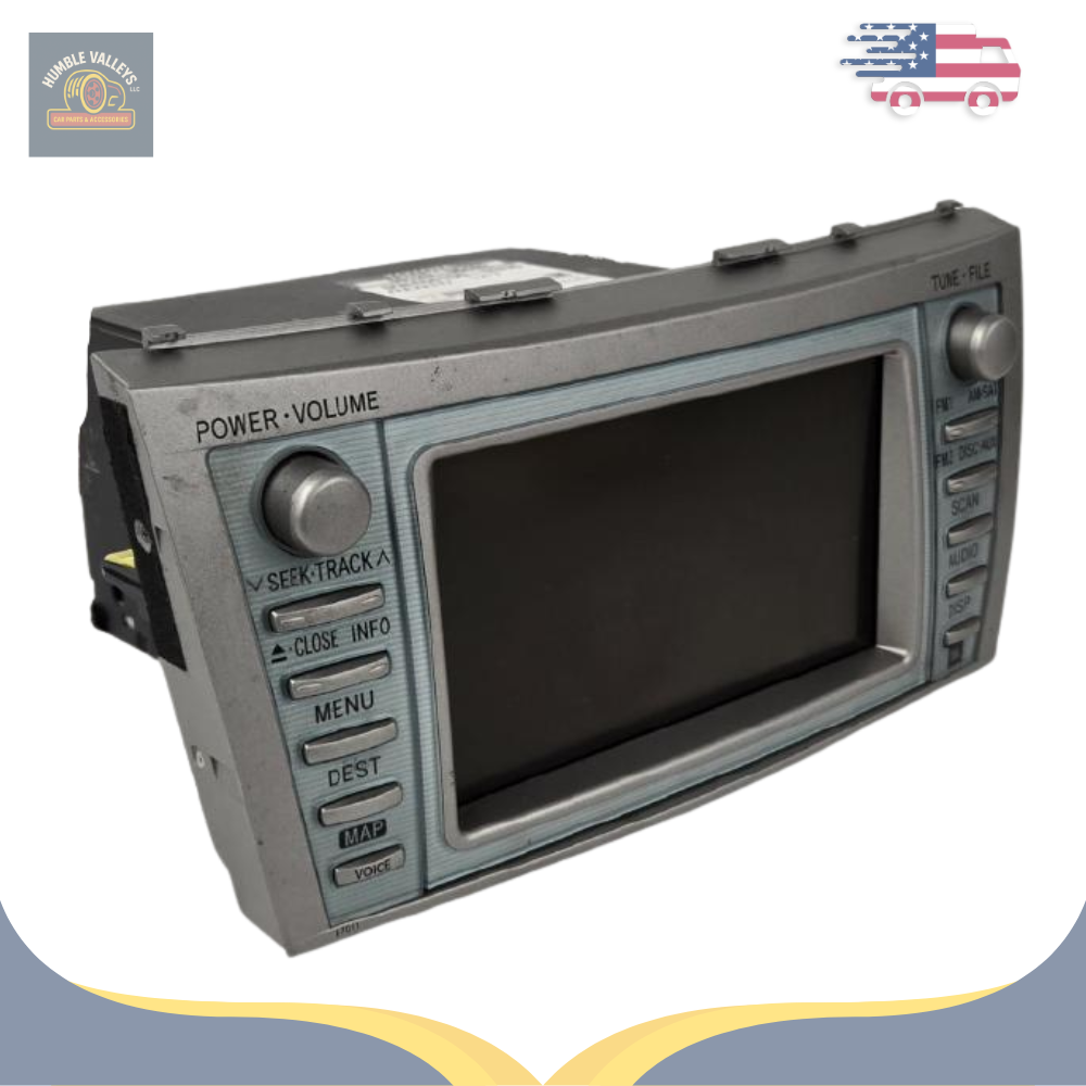 2007–2009 TOYOTA CAMRY HYBRID AM FM NAVIGATION SAT MP3/CD/DVD PLAYER RADIO OEM — view 2