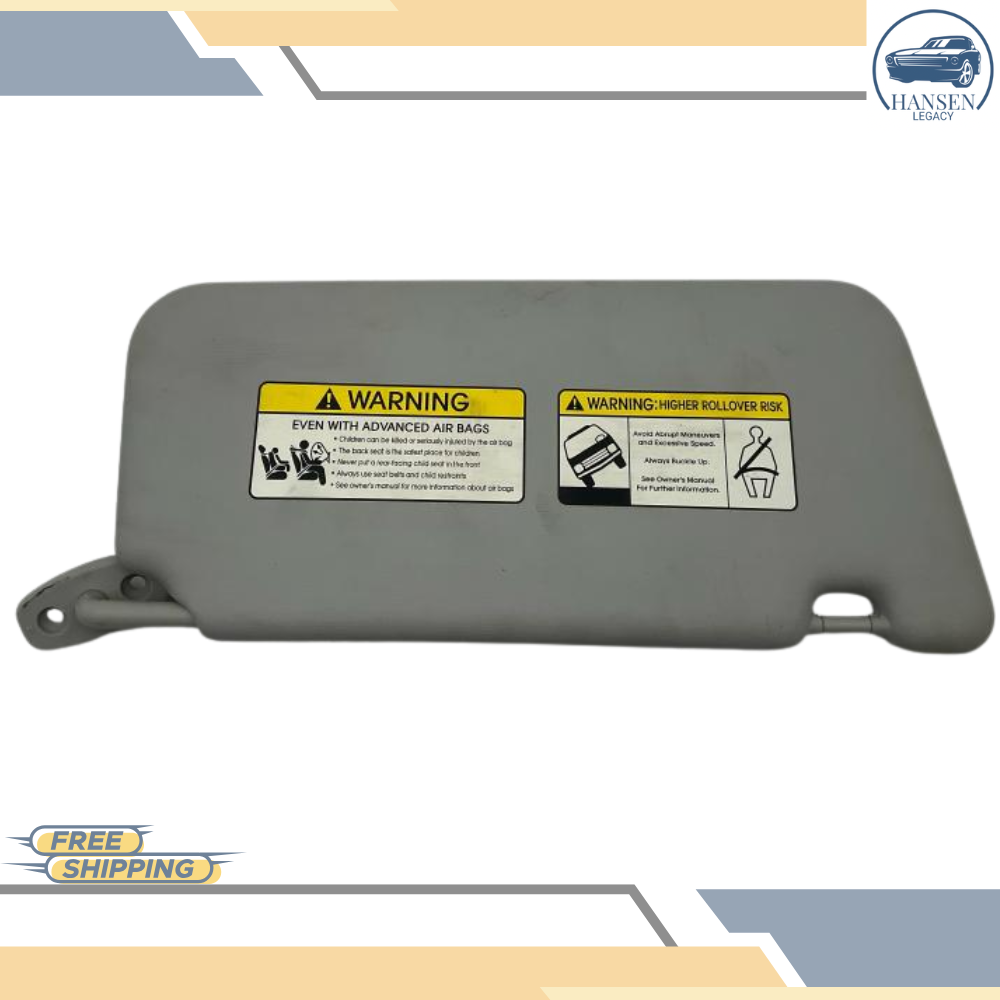 2020–2022 Kia Soul LH Driver Sunvisor Sun Visor with Mirror OEM — view 1