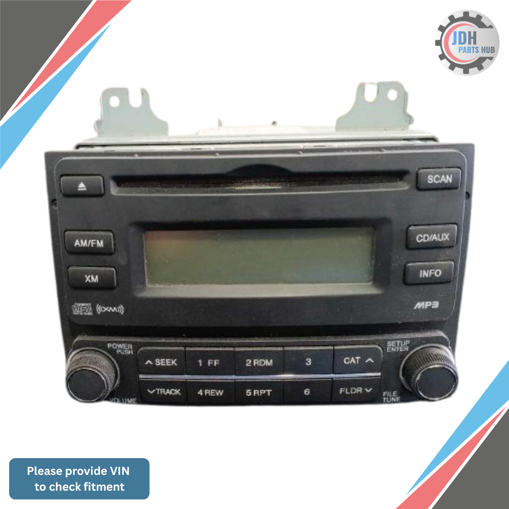2009–2010 Hyundai Elantra Sedan AM FM CD Player Radio Receiver OEM — view 1