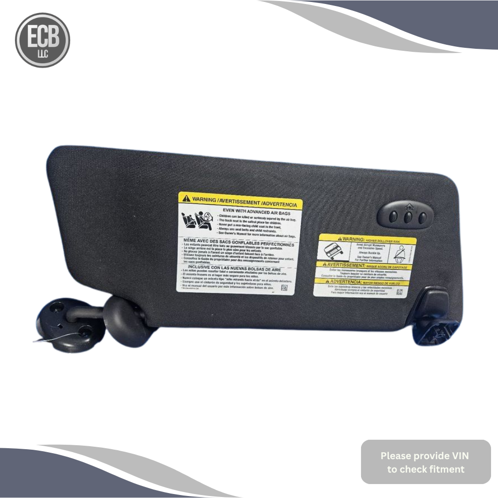 2011–2015 Ford Explorer Driver LH Sun Visor OEM — view 2