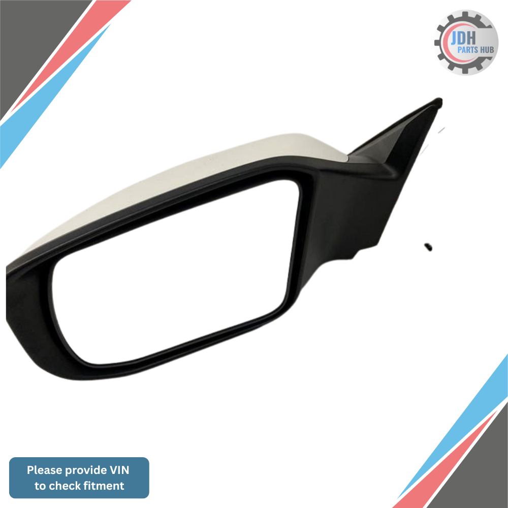 2013–2018 Nissan Altima Sedan Left Driver Side View Door Mirror White OEM — view 2