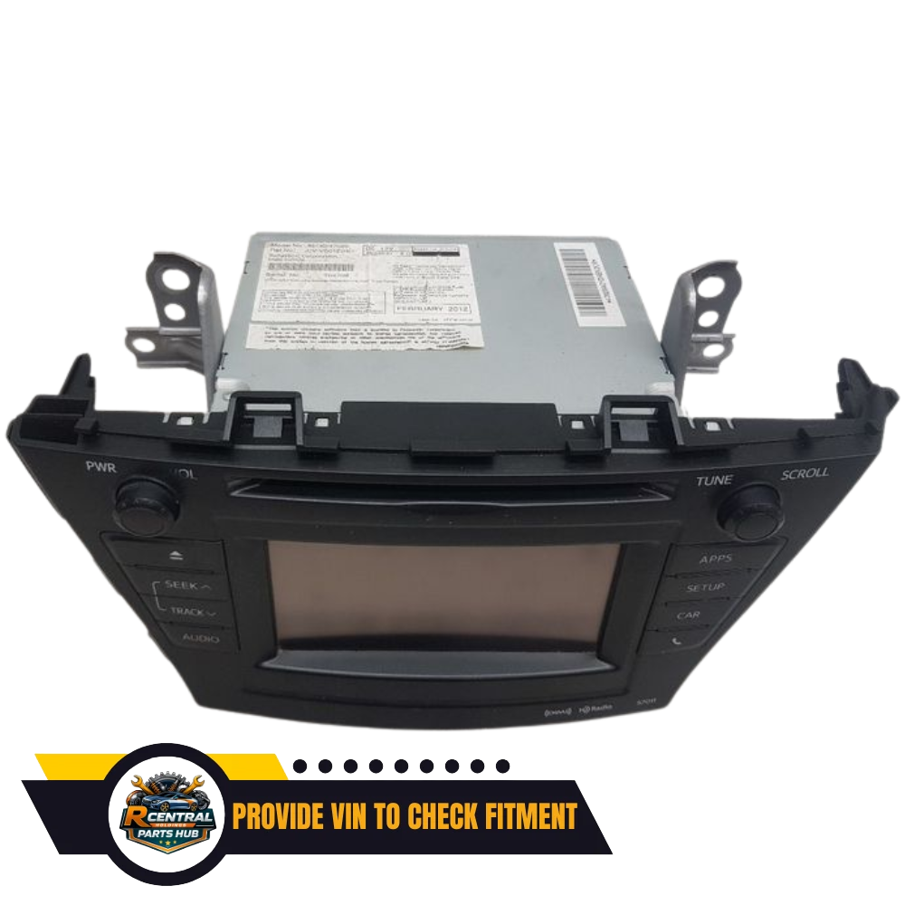 2012–2014 Toyota PRIUS Touch Screen Stereo AM FM XM HD Radio CD Player OEM — view 1