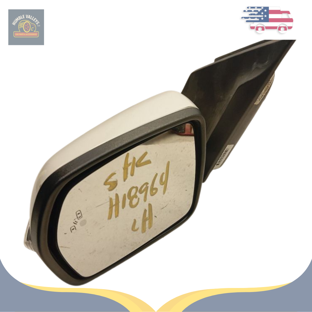 2019–2024 Ford Edge Left Driver Side View Door Mirror White OEM — view 3