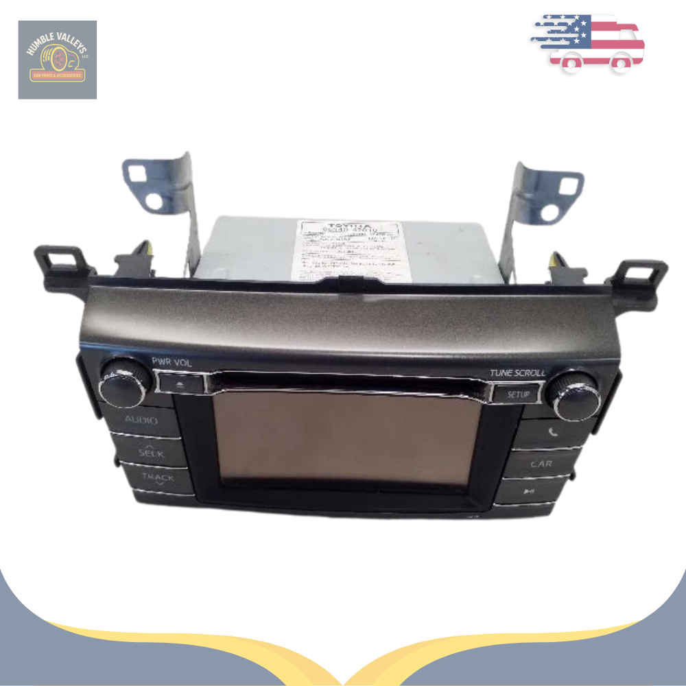 2013 Toyota Rav4 Radio Receiver with Display Screen 100067 OEM — view 1