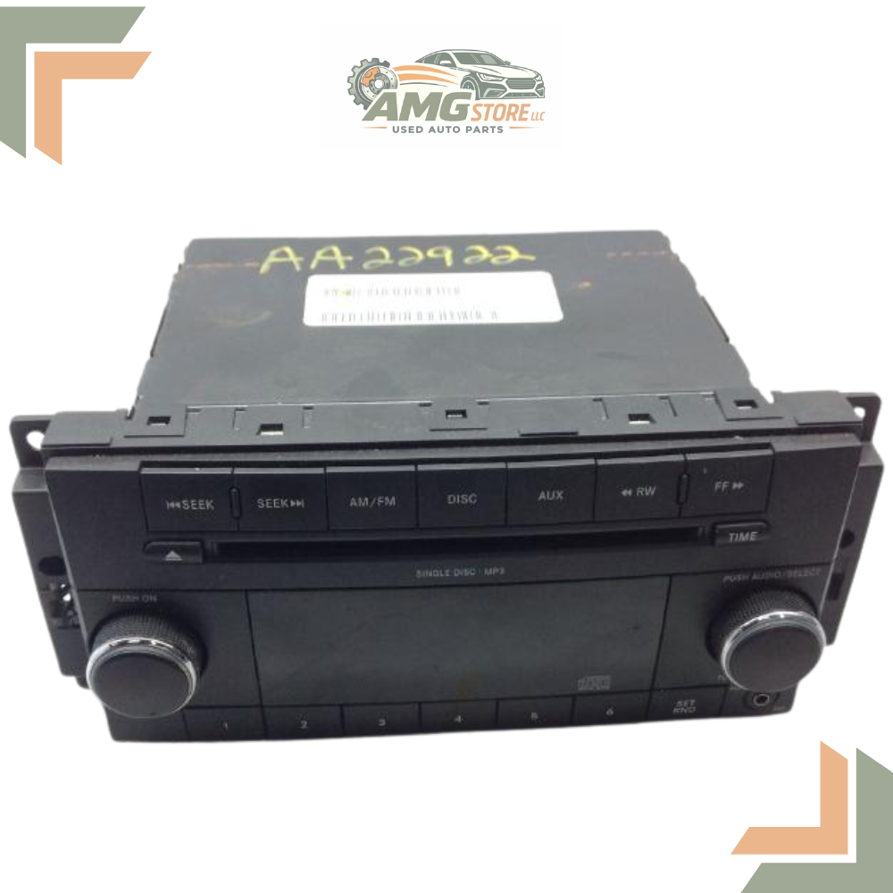 2011–2012 Dodge Caliber AM FM CD MP3 Radio Receiver RES OEM — view 2