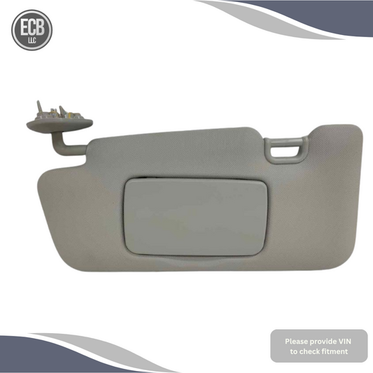 2017–2023 Subaru Impreza LH Driver Sunvisor Sun Visor with Mirror & Extender OEM — view 1