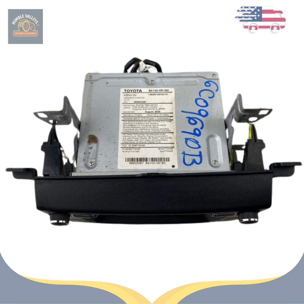 2016–2018 Toyota Rav4 AM FM CD Sirius XM Audio Radio Player Display Screen OEM — view 2