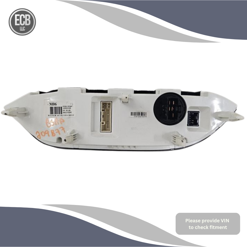 2012–2015 Kia Rio A/C Heater manual Temperature Climate Control (3 knob) OEM — view 4